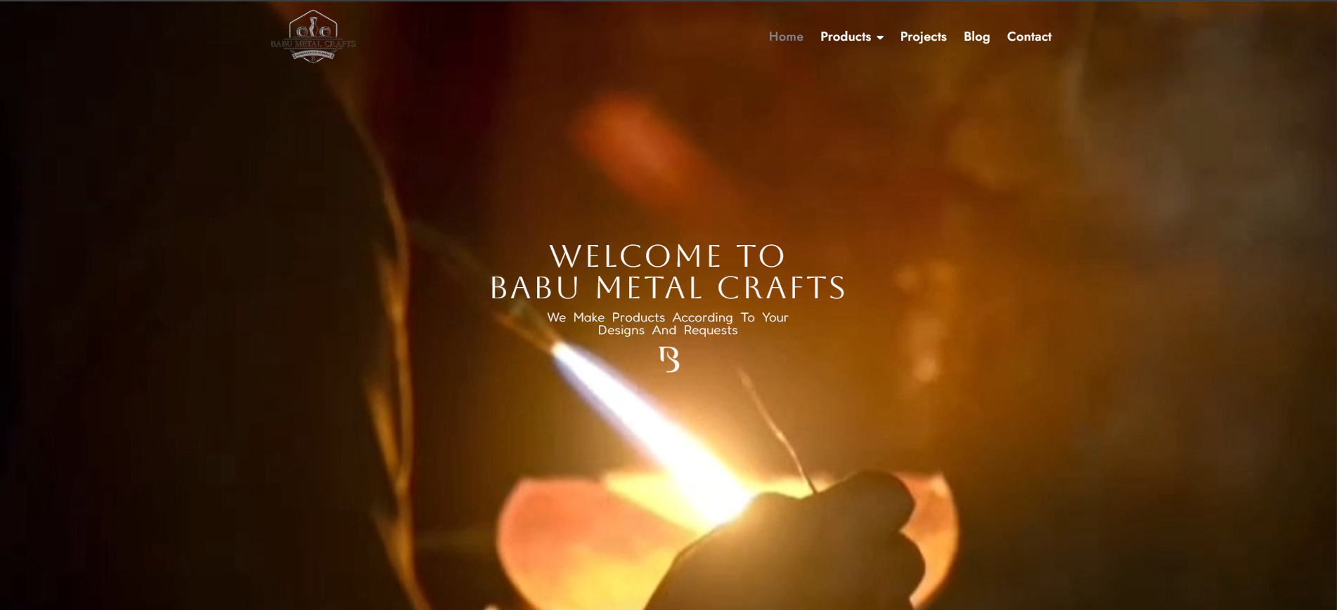Screenshot of web page